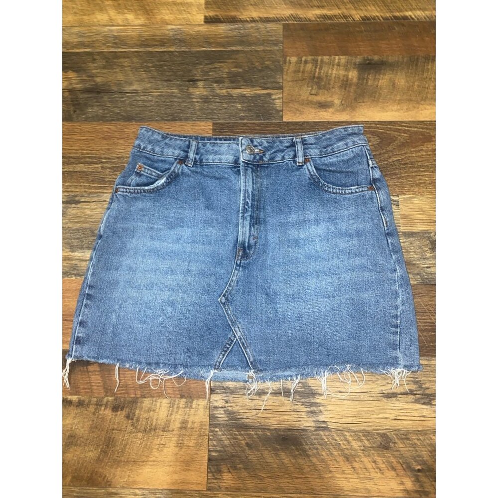 Denim Skirt by Topshop Moto